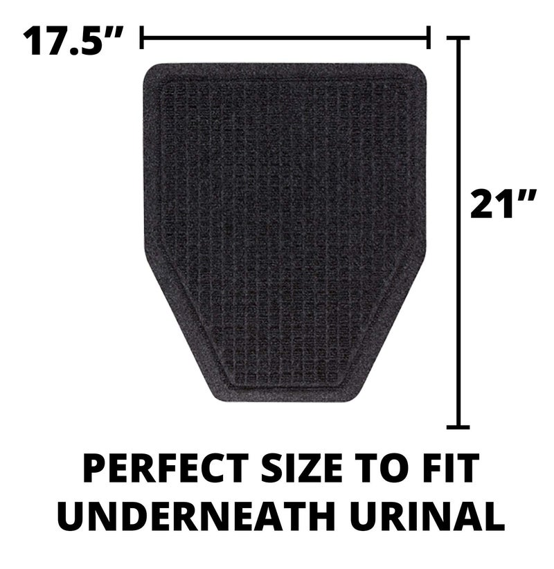 Sidelinx Urinal Mats (8 Pack) - Bathroom Urinal Mat for Floor - Dark Gray Commercial Splash Mats for Men's Restroom - Image 5